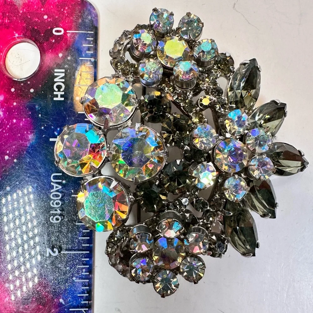 VERIFIED Vintage Juliana D&E brooch & earring set - Picture 6 of 12